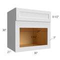Wall Microwave 30 W X 30 H X 21 D (cut out max 28-1/2 x 19-3/4) - Fusion by Fabuwood