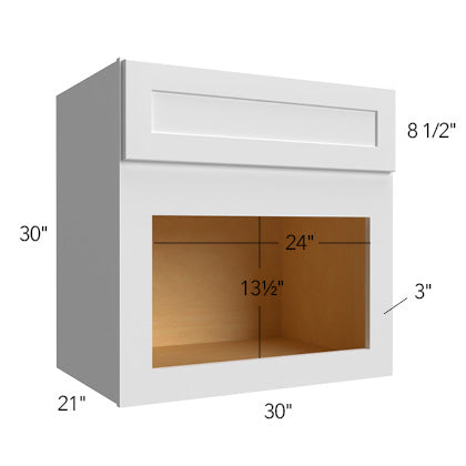 Wall Microwave 30 W X 30 H X 21 D (cut out max 28-1/2 x 19-3/4) - Fusion by Fabuwood