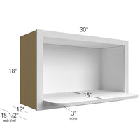 Wall Microwave 30 W X 18 H X 12 D - Luna Oak by Fabuwood