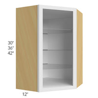 Wall Corner No Door 24 W X 30 H X 12 D - Luna Oak by Fabuwood