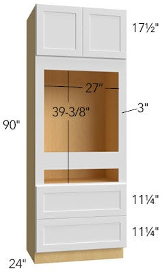 Oven Combo Cabinet 33 W X 84 H X 24 D - Echo by Fabuwood