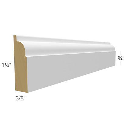 Decorative Scribe Moulding 1-1/4 H X 3/8 D X96 L- Luxe by Fabuwood