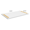 Vanity Platform Shaker 36-3/8 W X 1 H X 22-1/8 D - Echo by Fabuwood