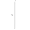 Tall Filler 3 W X 96 H X 3/4 Th - Hallmark Frost by Fabuwood