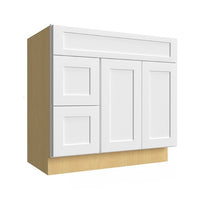 Vanity Sink w/Drawers on left 36 W X 34-1/2 H X 21 D - Nexus by Fabuwood