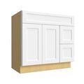 Vanity Sink w/Drawers on right 36 W X 34-1/2 H X 21 D - Echo by Fabuwood