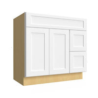 Vanity Sink w/Drawers on right 36 W X 34-1/2 H X 21 D - Nexus by Fabuwood