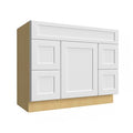 Vanity Sink w/Drawers on both sides 42 W X 34-1/2 H X 21 D - Luna by Fabuwood