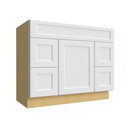 Vanity Sink w/Drawers on both sides 42 W X 34-1/2 H X 21 D - Nexus by Fabuwood