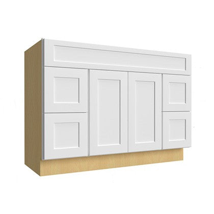 Vanity Sink w/Drawers on both sides 48 W X 34-1/2 H X 21 D - Nexus by Fabuwood