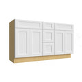 Vanity Sink w/Drawers for double sink 60 W X 34-1/2 H X 21 D - Echo by Fabuwood