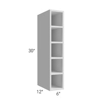 Wall Wine Cube 6 W X 30 H X 12 D - Fusion by Fabuwood