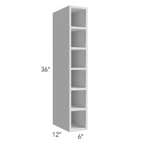Wall Wine Cube 6 W X 36 H X 12 D - Fusion by Fabuwood
