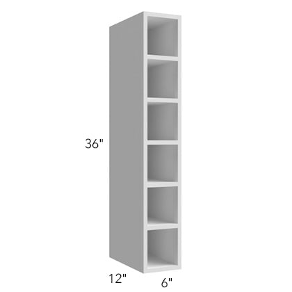 Wall Wine Cube 6 W X 36 H X 12 D - Fusion by Fabuwood