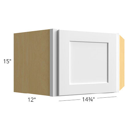 Wall Diagonal Corner 24 W X 18 H X 12 D - Fusion by Fabuwood