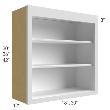 Wall Open Shelf 30 W X 30 H X 12 D - Echo by Fabuwood
