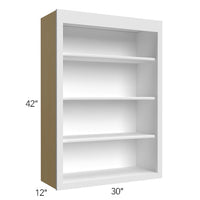 Wall Open Shelf 30 W X 42 H X 12 D - Fusion by Fabuwood