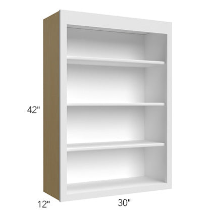 Wall Open Shelf 30 W X 42 H X 12 D - Fusion by Fabuwood