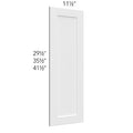 Wall Wainscot Panel for 15 H Wall Cabinets - Luna by Fabuwood
