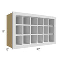 Wine Rack w/18 cubes 30 W X 18 H (Fits 18 bottles) - Echo by Fabuwood