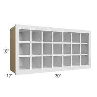 Wine Rack w/21 cubes 36 W X 18 H (Fits 21 bottles) - Luna Oak by Fabuwood