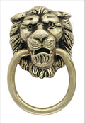 Amerock Everyday Heritage Lion Ring Pull, Antique English, 1-1/4"