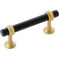 Hickery Hardware Ostia Pull Matte Black 3" Center to Center
