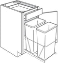 Base w\ Trash pullout 18 W X 34-1\2 H X 24 D - Dover by JSI