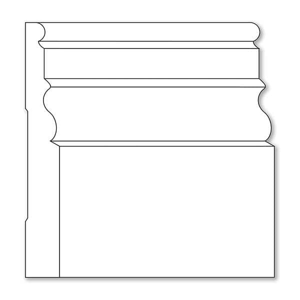 X-Large Fluted Acanthus Corbel, 9''w x 36 1/2''h x 10''d