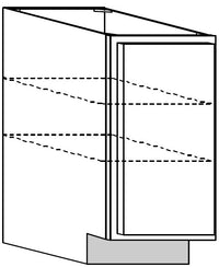 Base Full Height Door 9 W X 34-1\2 H X 24 D - Upton Slab by JSI