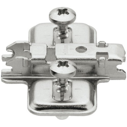 CLIP WING PLATE, FOR TWIN APPLICATIONS, 0MM, HEIGHT ADJUSTABLE, EXPANDO, STEEL, Multiples of 500