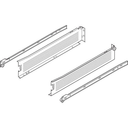 Blum Metabox 320M 3-3/8" Medium Side White