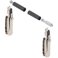 Blum Aventos HL Top Lever Set Zinc Arm Assembly 11-3/4" to 13-1/4" Cabinet Height