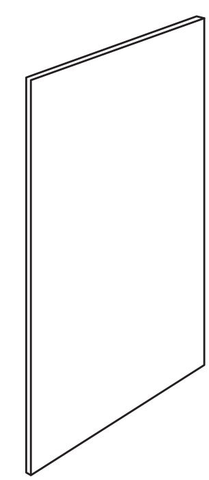 Base Skin Veneer Panel 23-1\4 W X 34-1\2 H X 1\4 Th - Contemporary by TA Cabinetry