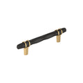 Amerock London Pull  Black Bronze/Champagne Bronze 5-1/16" Center to Center
