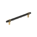Amerock London Pull  Black Bronze/Champagne Bronze 8" Center to Center