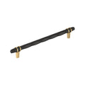 Amerock London Pull  Black Bronze/Champagne Bronze 10-1/16" Center to Center