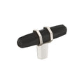 Amerock London Knob  Black Bronze/Polished Nickel 2-1/2" Diameter