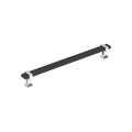 Amerock Overton Pull Matte Black/Polished Chrome 8-13/16" Center to Center