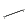 Amerock Overton Pull Matte Black/Polished Chrome 12-5/8" Center to Center