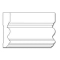 Scrolled Corbel, 8 3/4w x 26 1/2"h x 8 1/4"d Maple