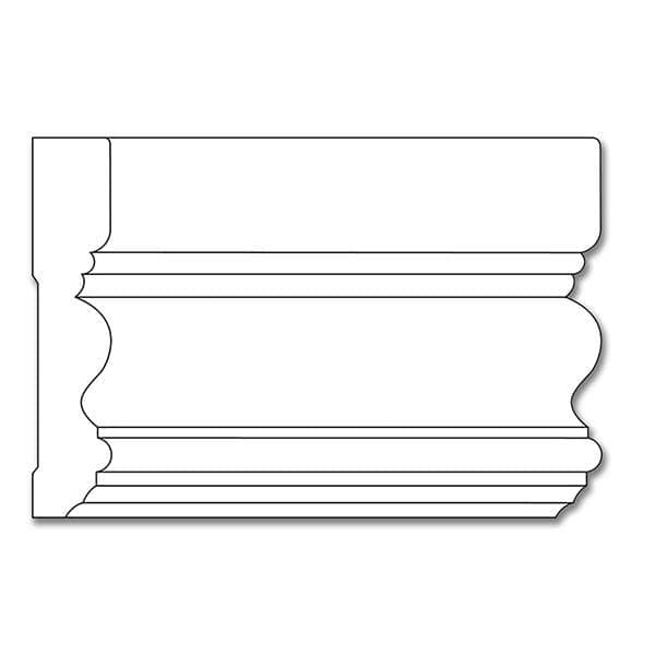 Large Ionic Capital, 13''w x 9''h x 2 3/4''d, (accepts up to 1 3/4"w x 8"d),