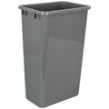 Hardware Resources Waste Container, Grey, 50 Quart
