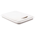 Hardware Resources 50 Quart Plastic Waste Container Lid, White
