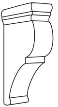 Corbel 3 W X 10-3/4 H X 6-3/8 D - Dover Oak by JSI