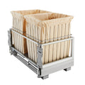 Rev-a-shelf Double Wire Hamper With Rev-A-Motion, Grey