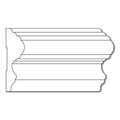 Sicilian Frieze(Repeats 9 1/4), 3 1/2''w x 13/16''d x 8' length Maple