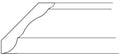 Traditional Crown Moulding 2-9\16 W X 96 L - Arcadia White by Horning