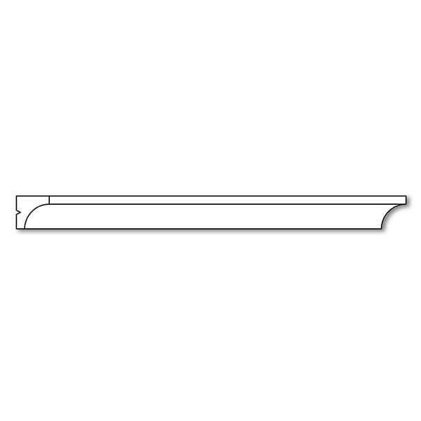 Traditional Chair Rail, 5''w x 11/16''d Poplar