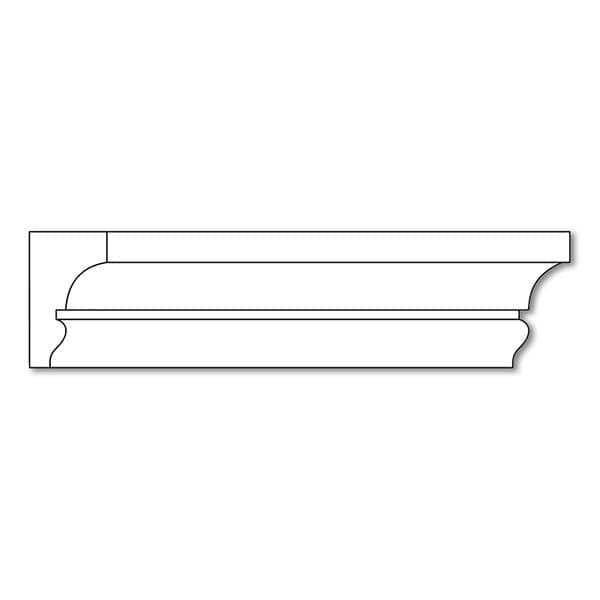 Large Acanthus Capital, 4 5/8''w x 4 3/4''h x 2 3/8''d,  (accepts up to 2"w x 1"d) Maple